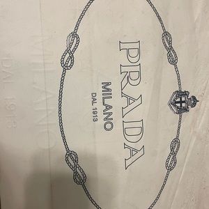 Prada shopping bag, large size, 2021 edition.
